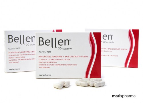 Bellen integratore alimentare antiossidante a base di estratti vegetali